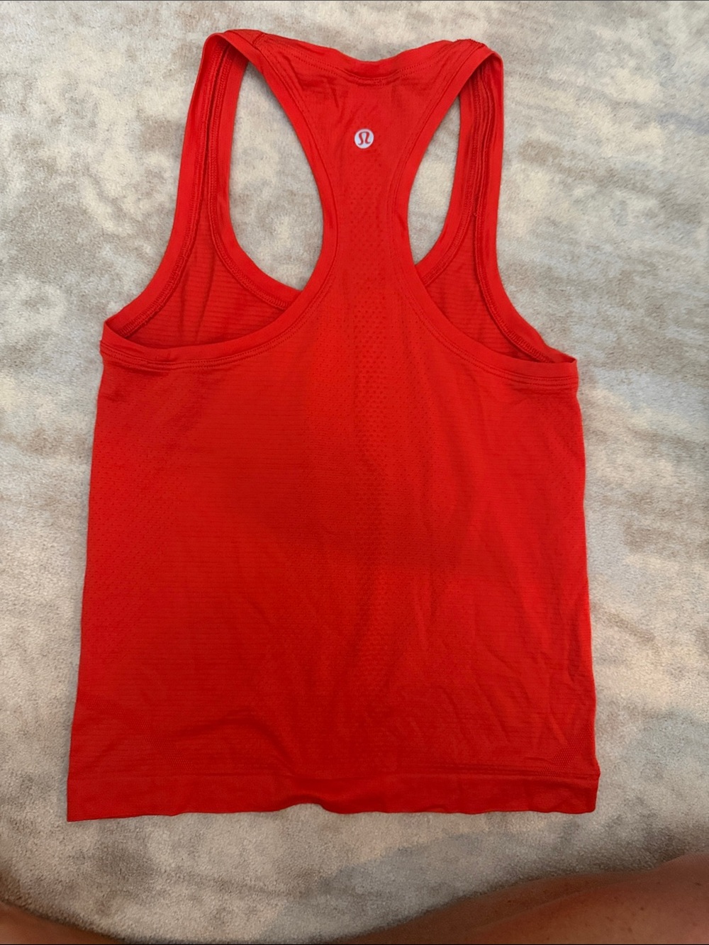lululemon athletica Red Racerback Performance Tank